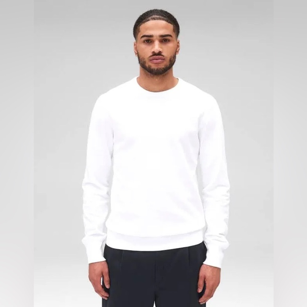 NWOT Reigning Champ Men's White Crewneck Sweatshirt